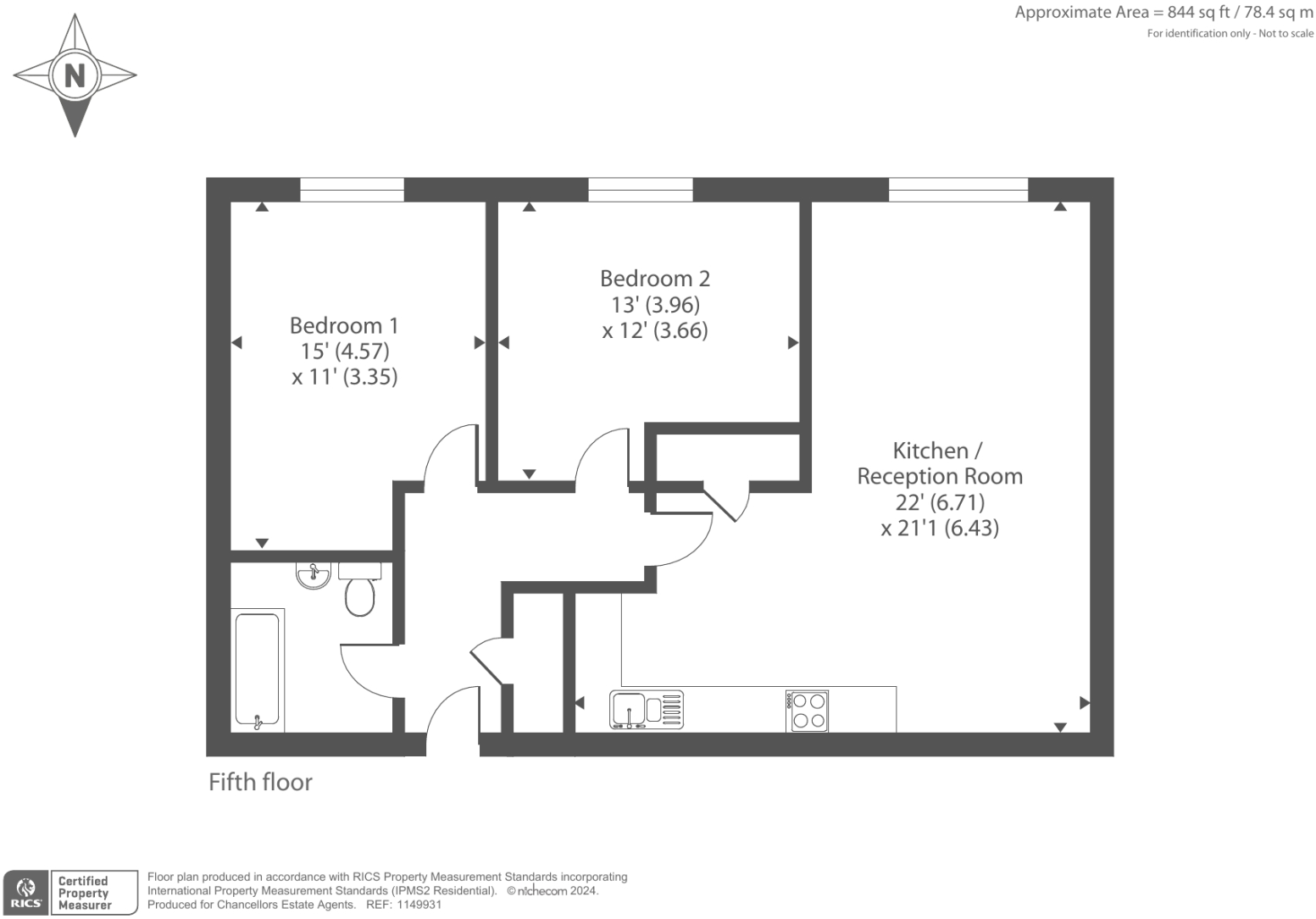 Chatham Place, Reading floorplan