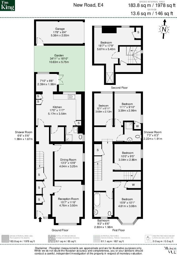 New Road, London, E4 9SY floorplan