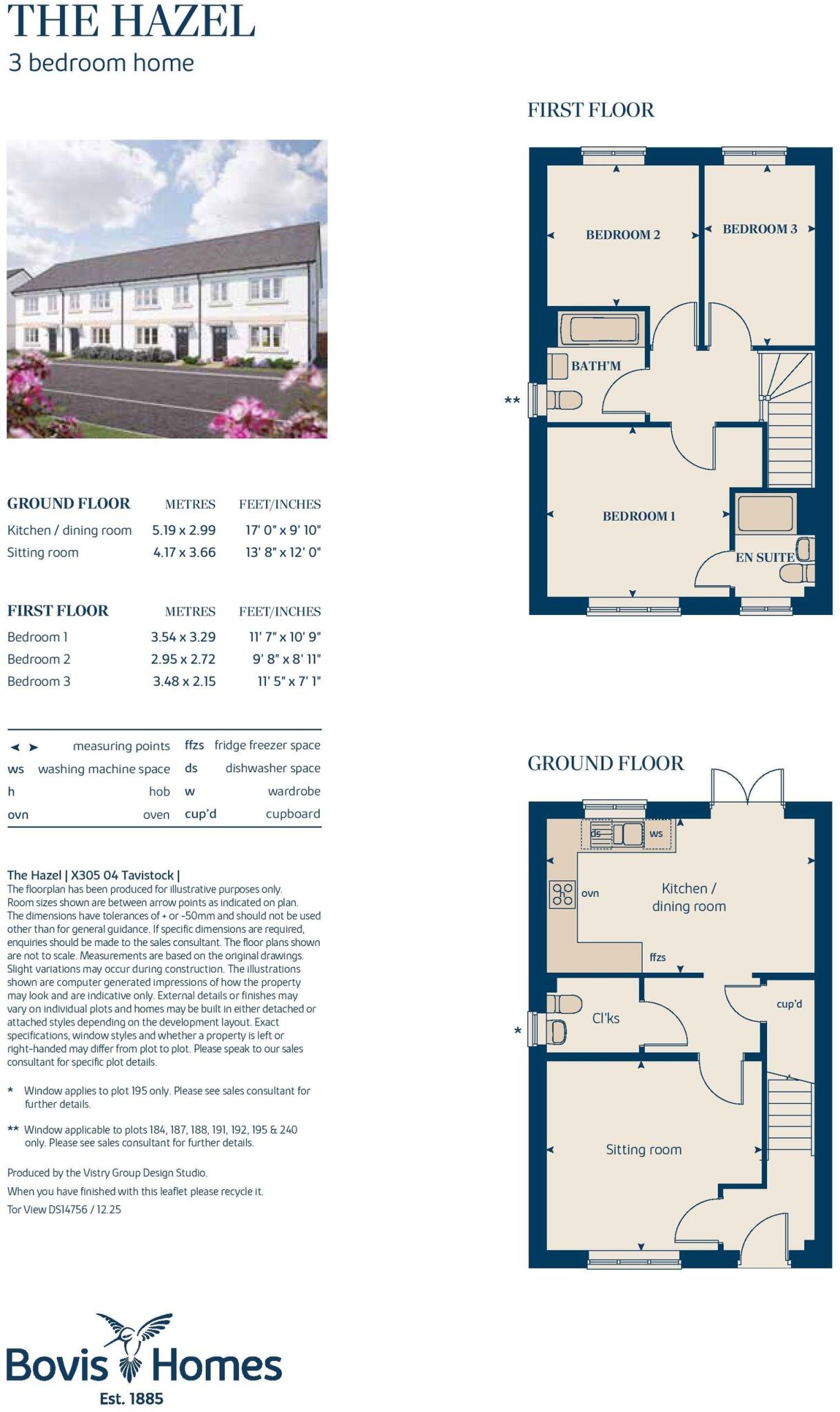 The Hazel, Tor View, Tavistock, Devon floorplan