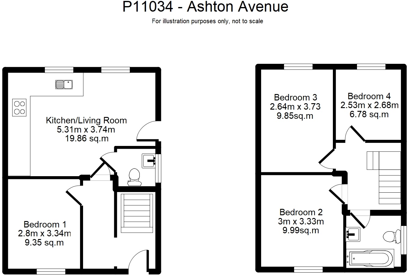 Ashton Avenue, Clifton floorplan