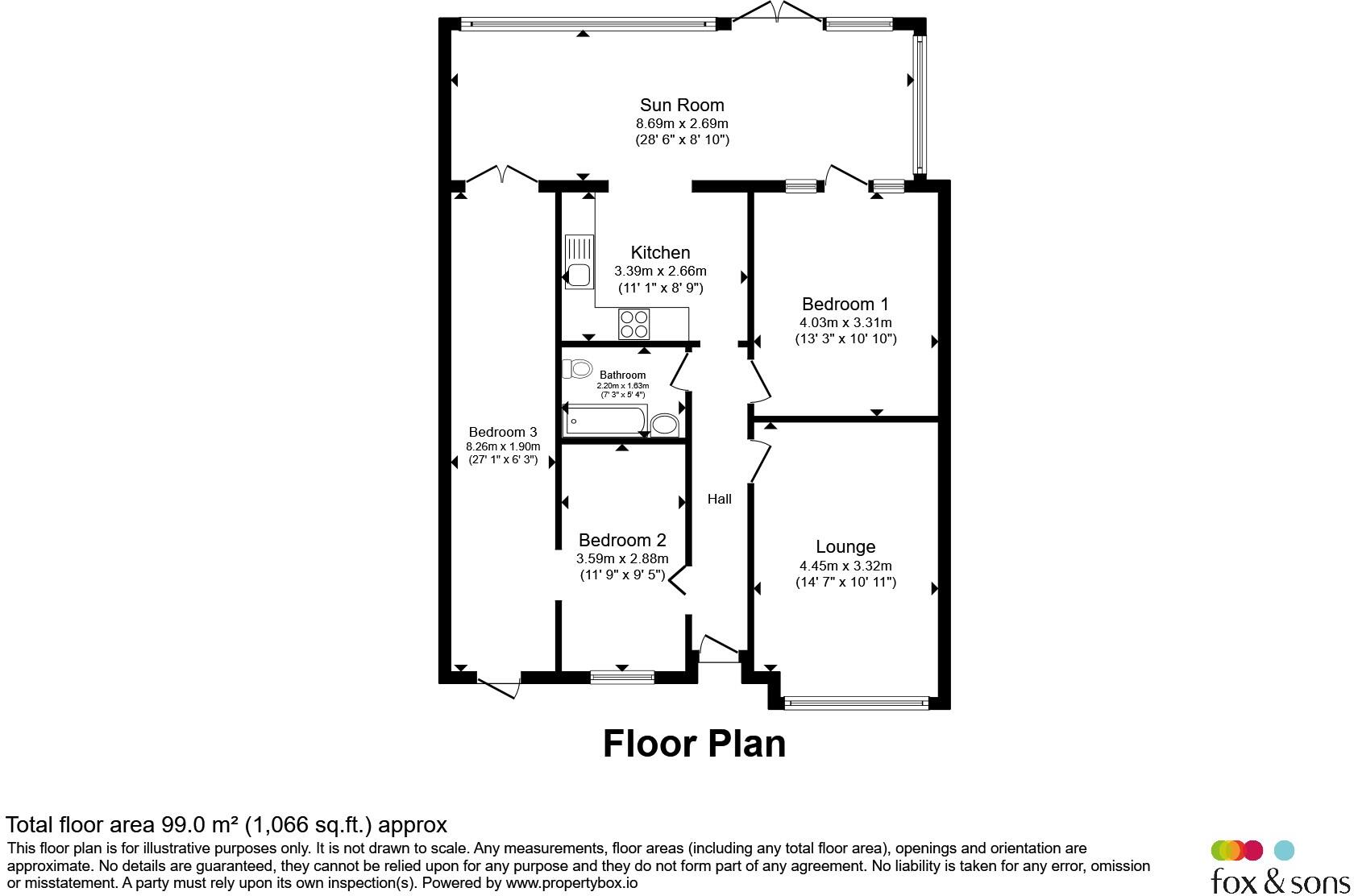 Canterbury Road, Worthing floorplan