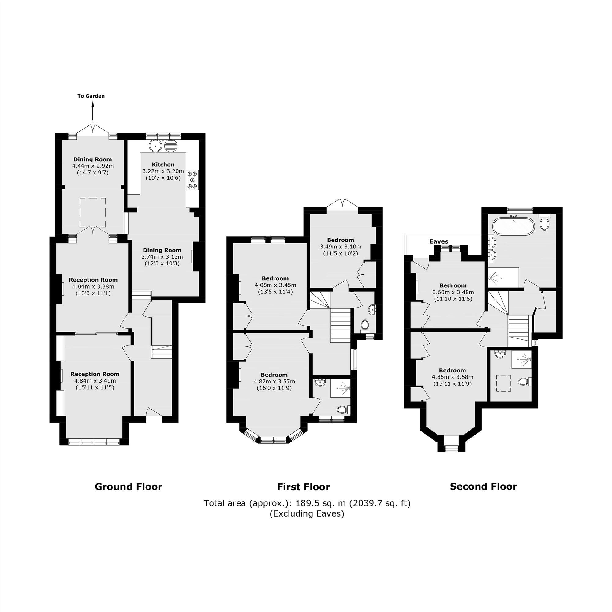Fairlawn Avenue, Chiswick floorplan