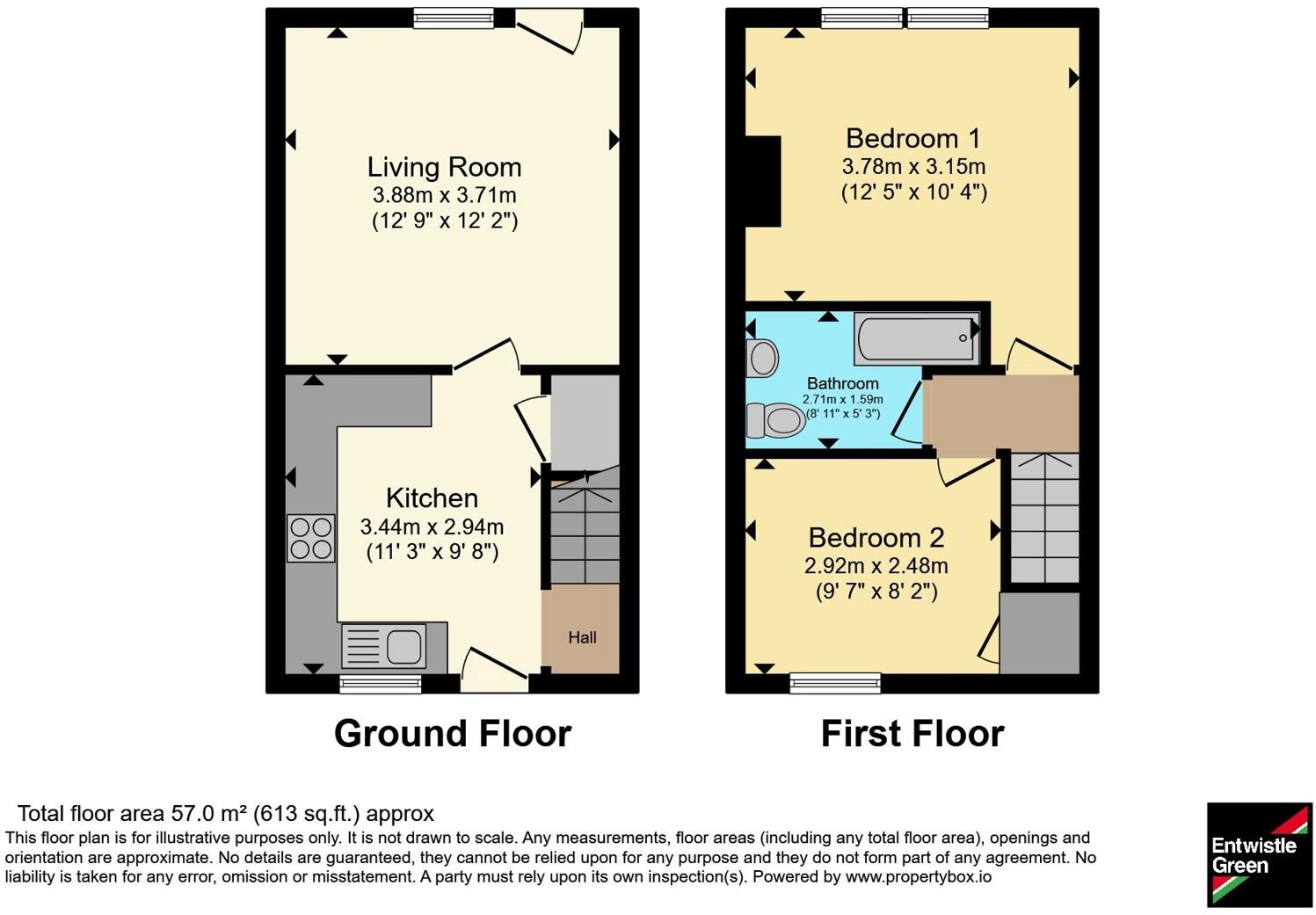 Coultate Street, Burnley, Lancashire, BB12 floorplan