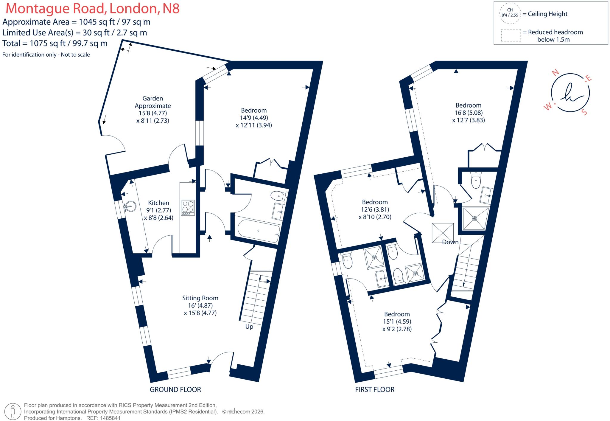 Montague Road London N8 floorplan