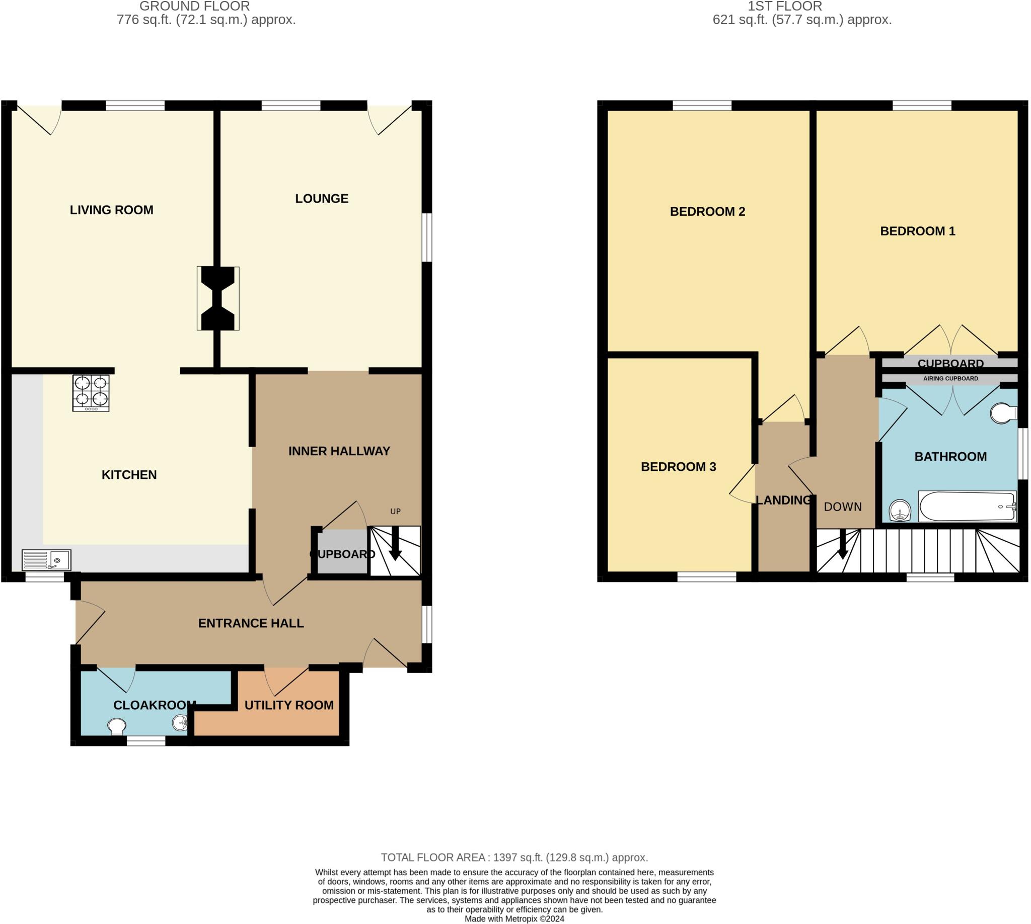 Brooklands, Henbusk Lane, Newby, Clapham, North Yorkshire floorplan