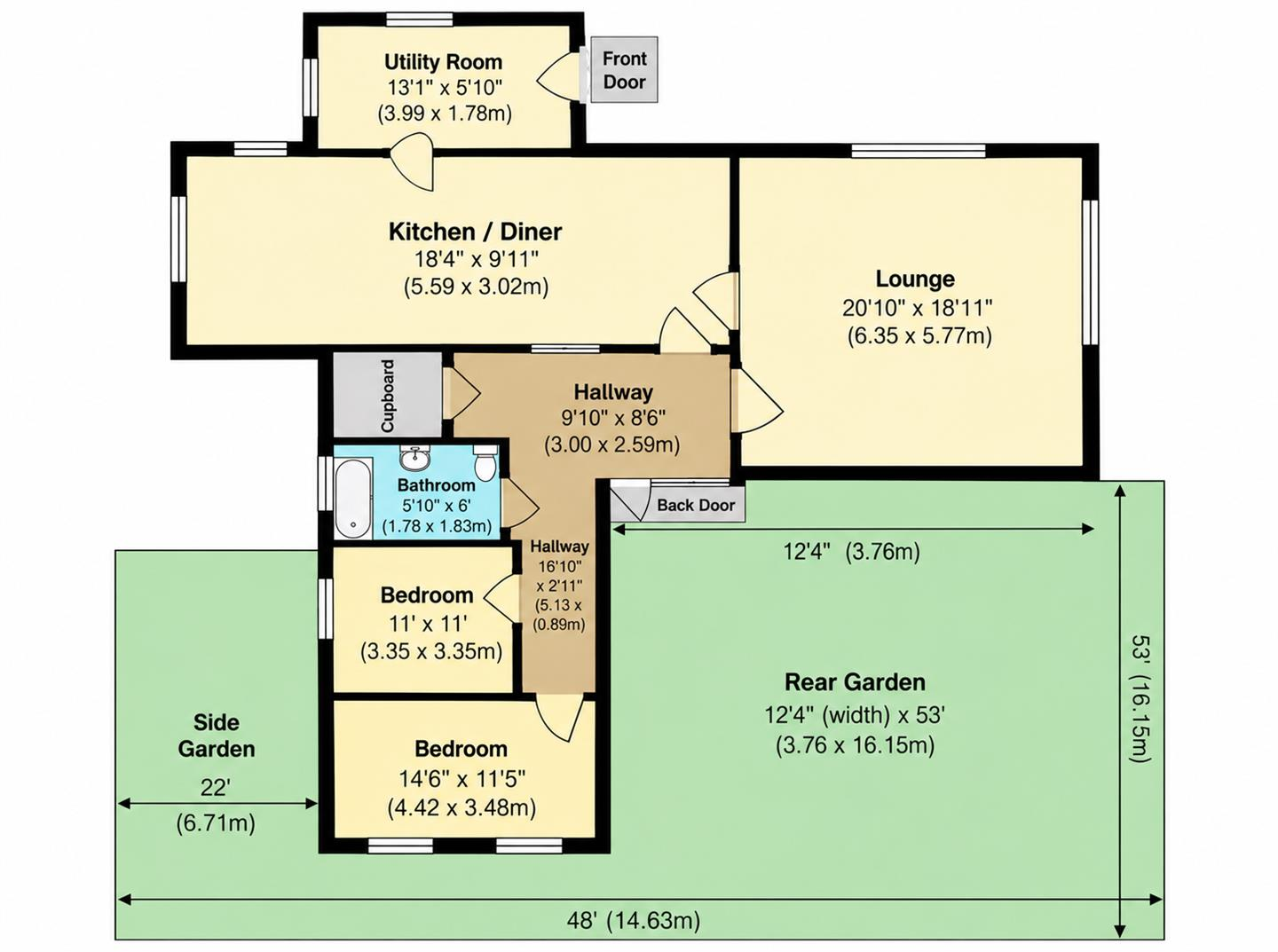 Bushwood Close, Welham Green, North Mymms, Hatfield floorplan