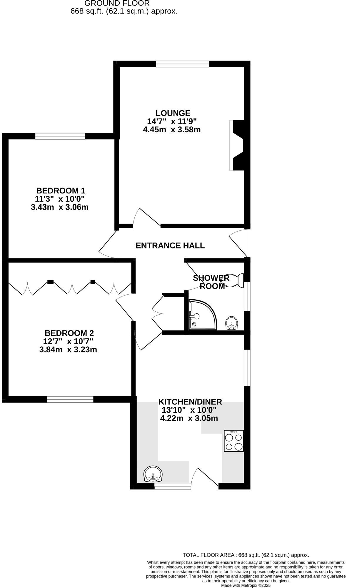 Tangyes Close, Stubbington floorplan