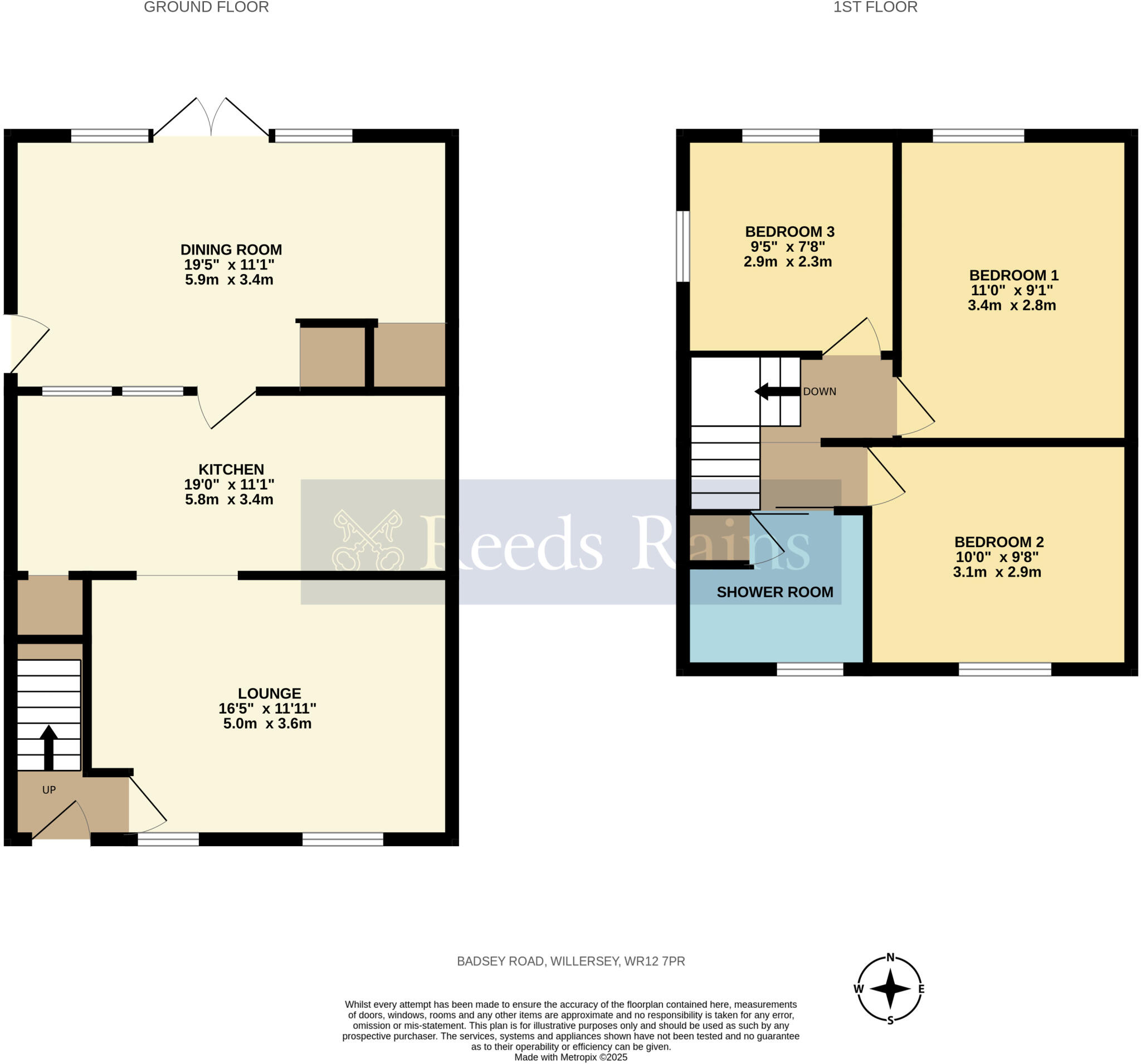 Badsey Road, Willersey, Broadway, Gloucestershire, WR12 floorplan