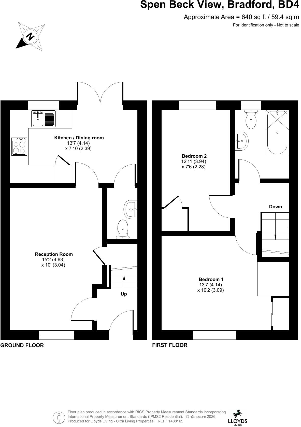 Spen Beck View, BD4 floorplan