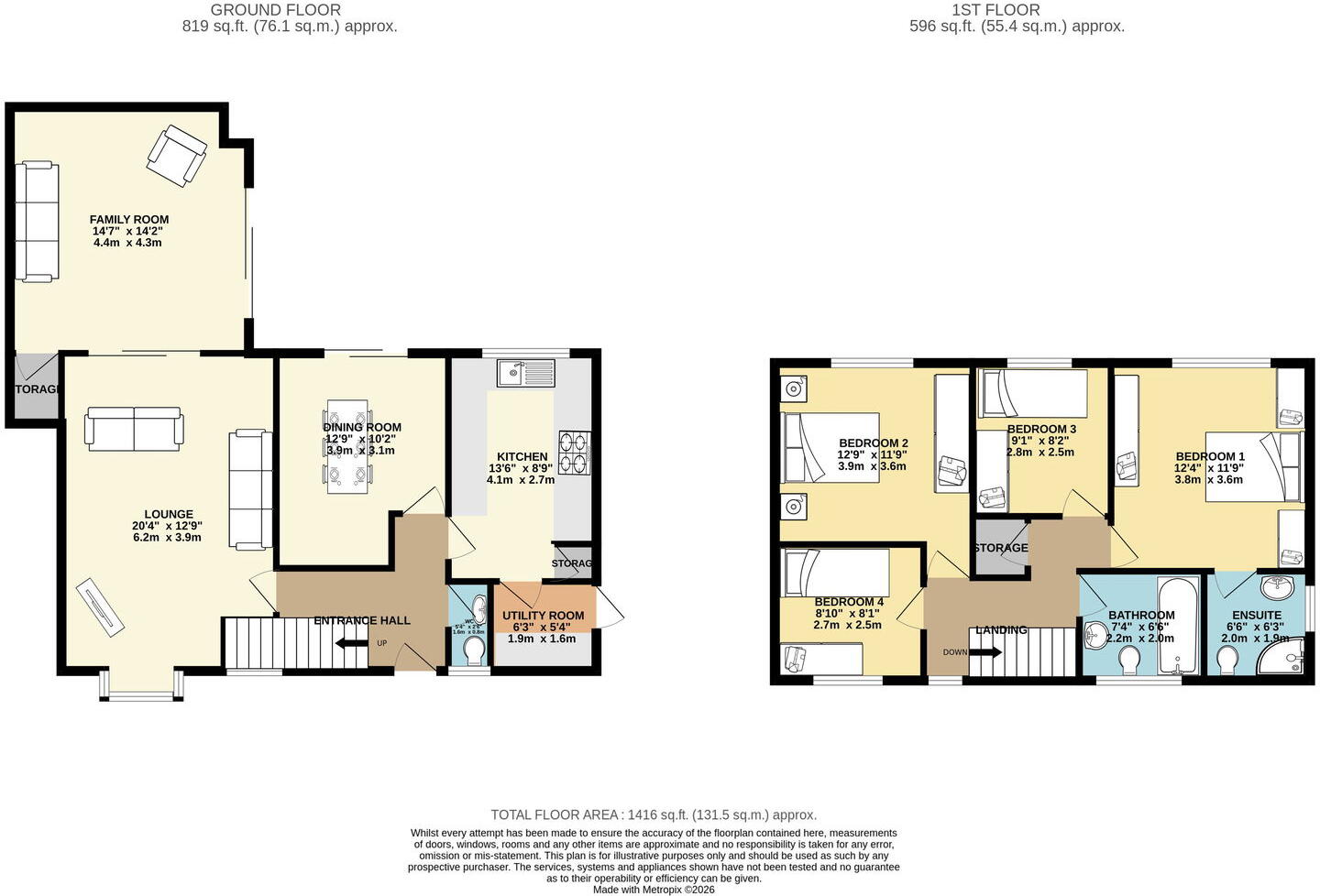 Wood Park, Ivybridge floorplan