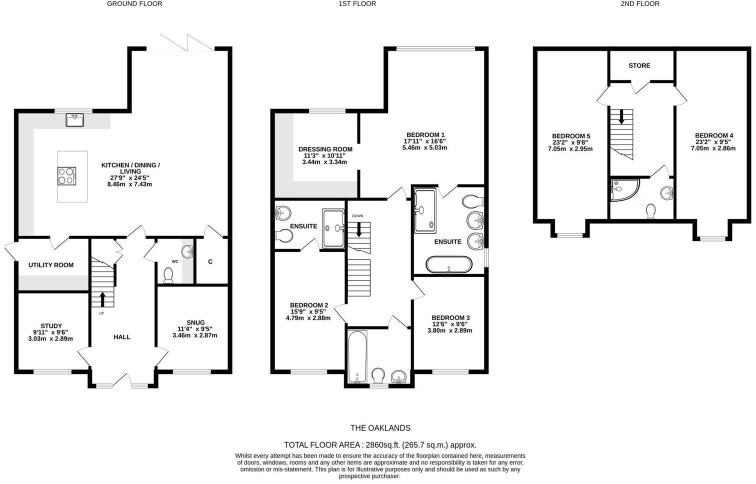Plot 2 The Oaklands Aston Lane, Bragbury End, Stevenage, SG2 8WN floorplan