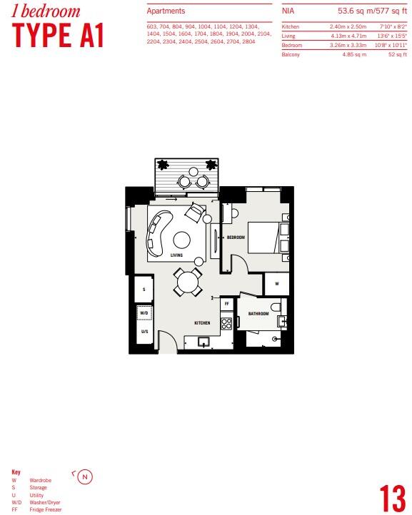 The Founding, Canada Water, SE16 floorplan