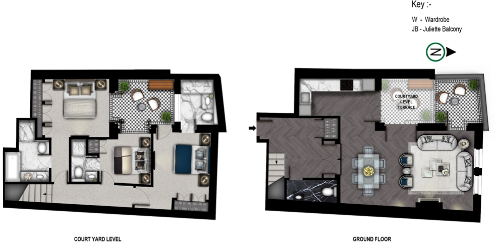 Prince Of Wales Terrace, Kensington, London, W8 floorplan