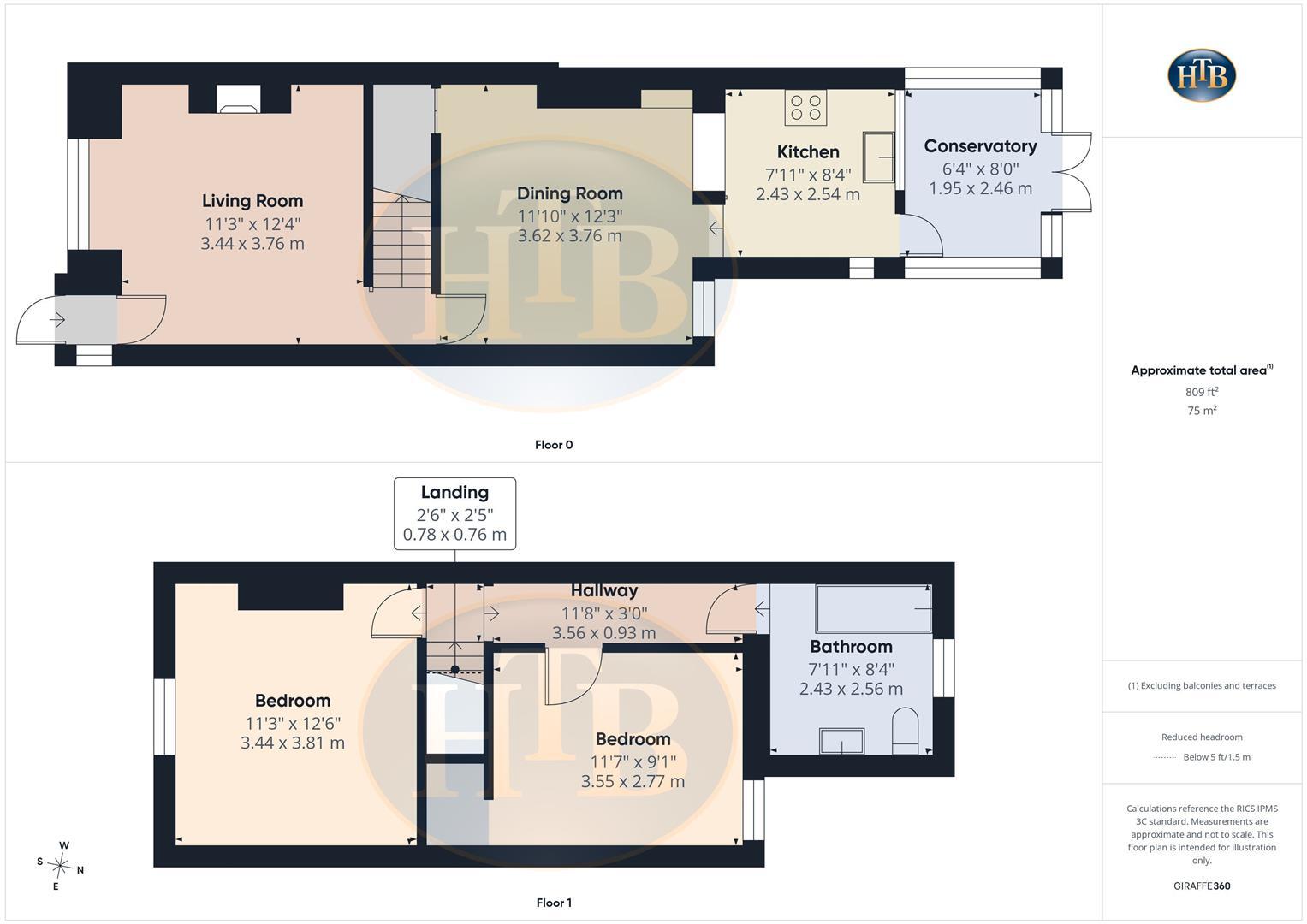 Hurst Road, West Molesey floorplan