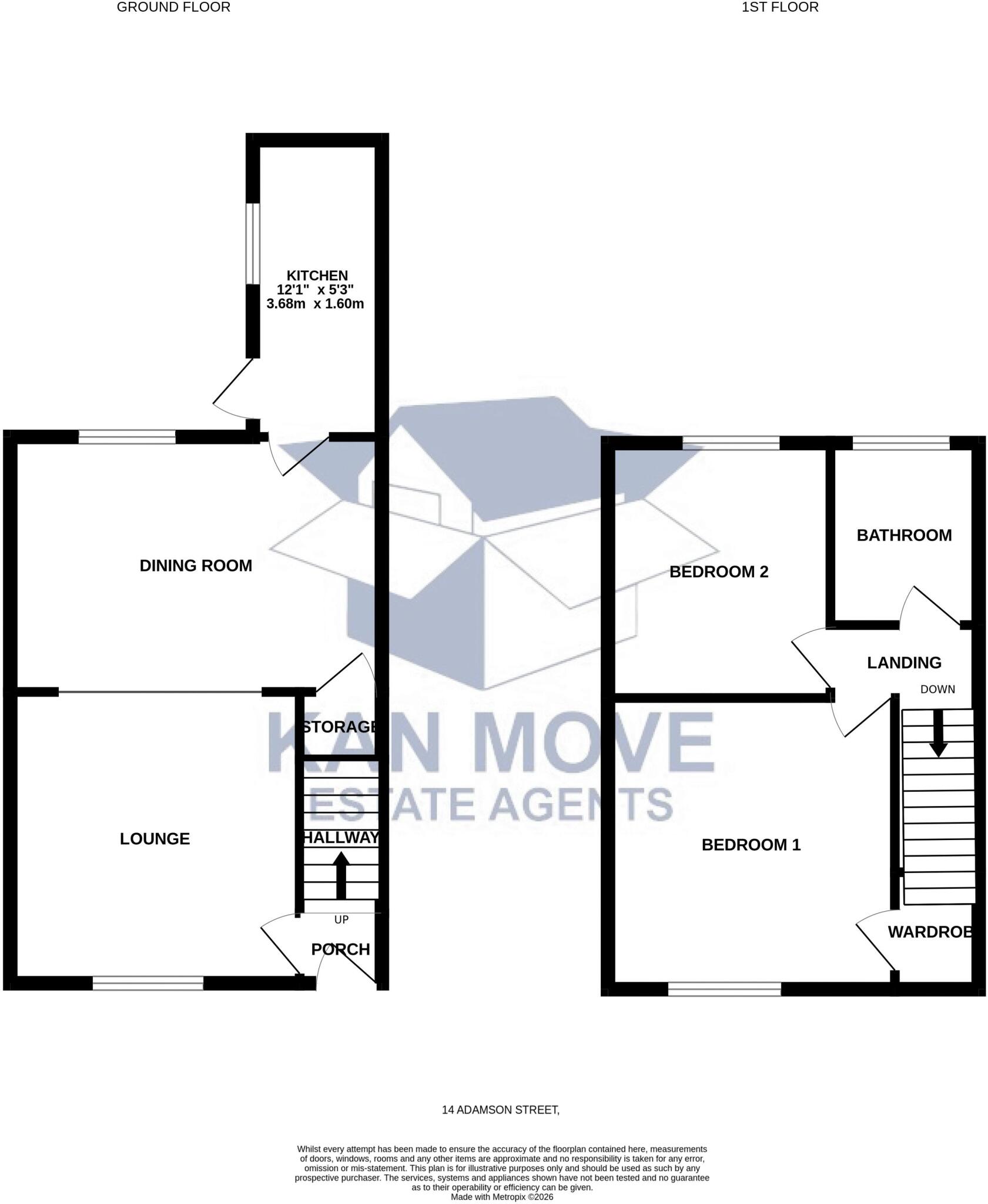 Adamson Street, Shildon floorplan