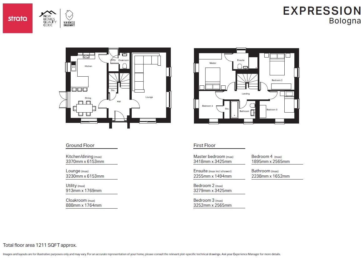Expression, The Avenue, Wingerworth, Chesterfield, S42 floorplan
