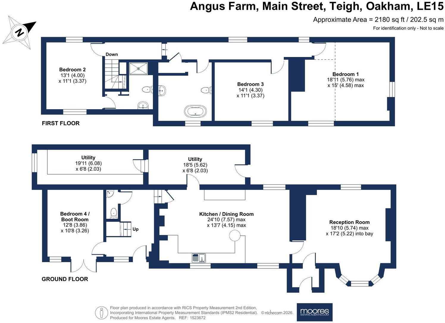 Angus Farm, Teigh floorplan