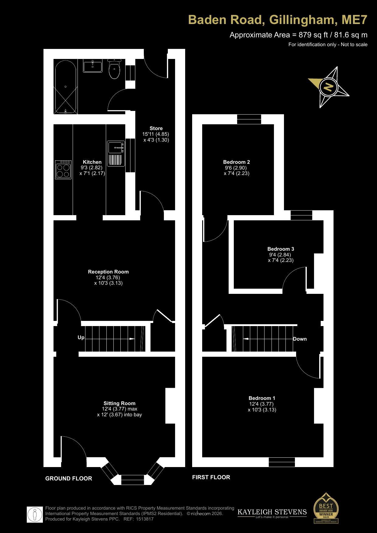 Ideal First Home Or Investment | Spacious 3-bed Terrace | Great Location floorplan