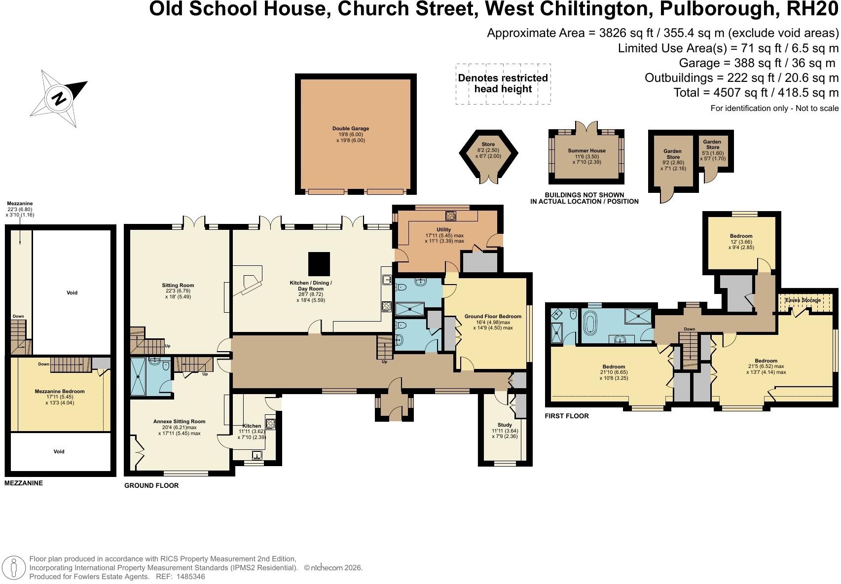 West Chiltington - superb period home floorplan
