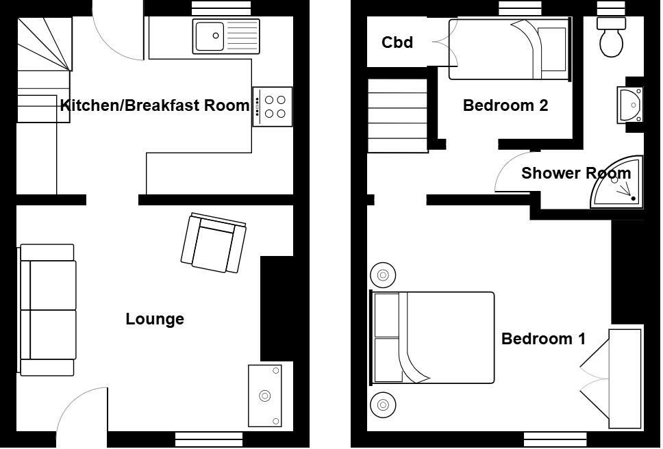 Coles Cottages, Colebrook, Plymouth floorplan