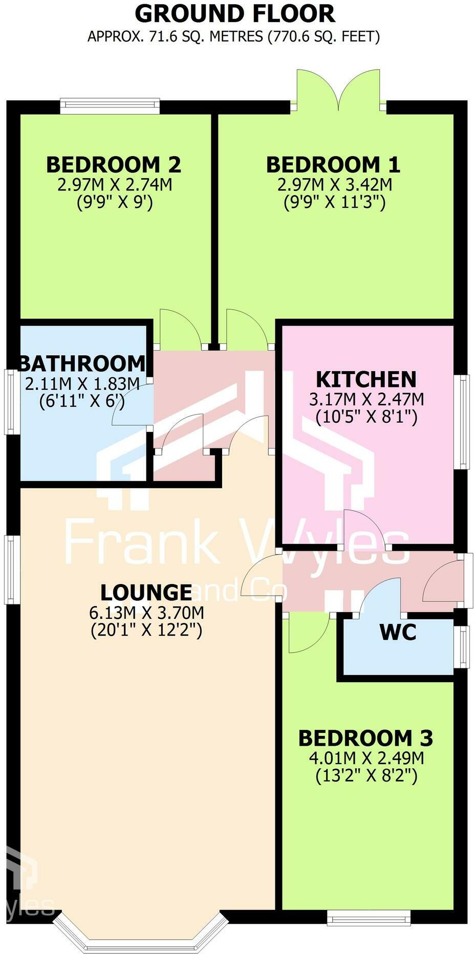 Anchor Way Lytham St Annes Lancashire floorplan
