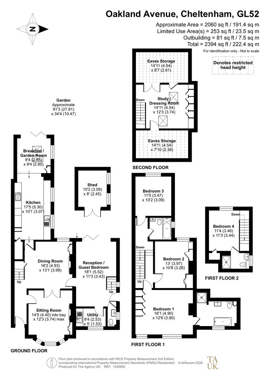 Oakland Avenue, Cheltenham, GL52 floorplan