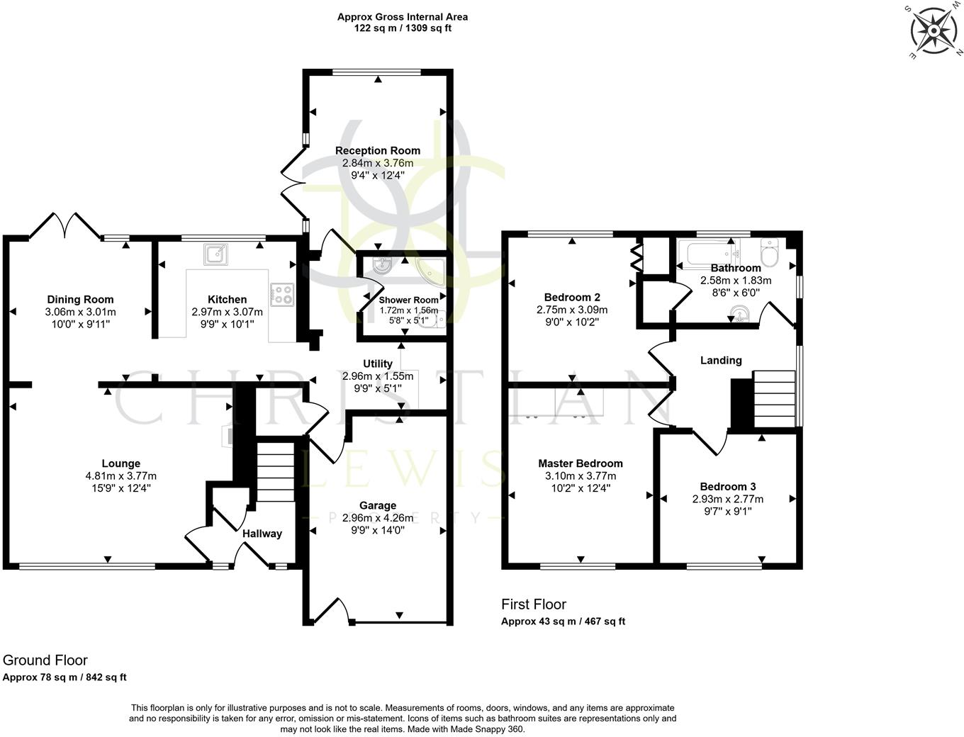Shrubbery Road, Drakes Broughton, Pershore floorplan