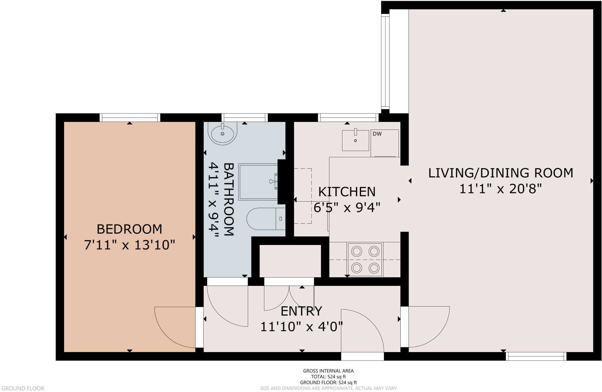 Cardigan Street, Canton, Cardiff, South Glamorgan, CF5 floorplan