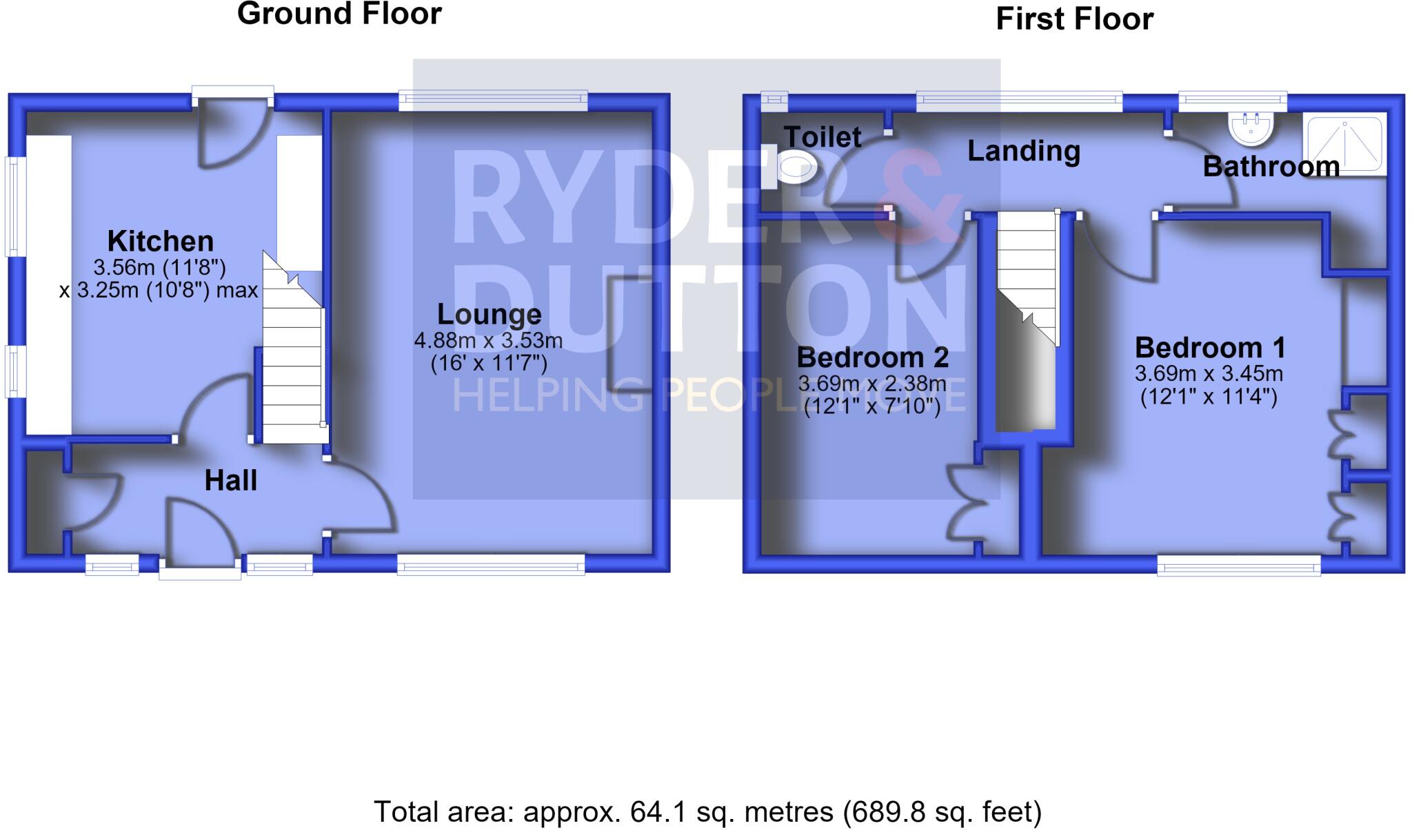 Walton Street, Heywood, Greater Manchester, OL10 floorplan