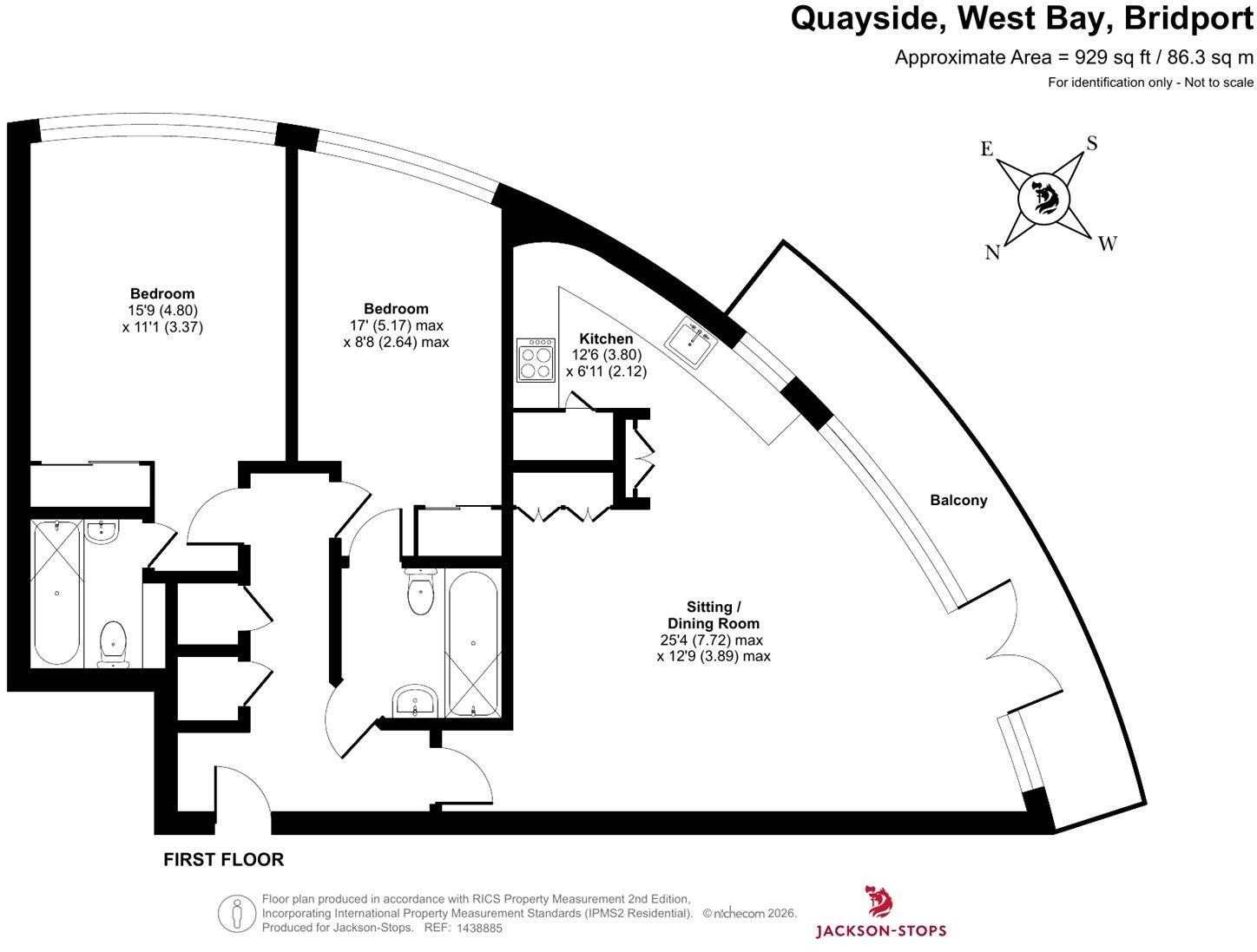 Quayside, West Bay, Bridport, Dorset, DT6 floorplan