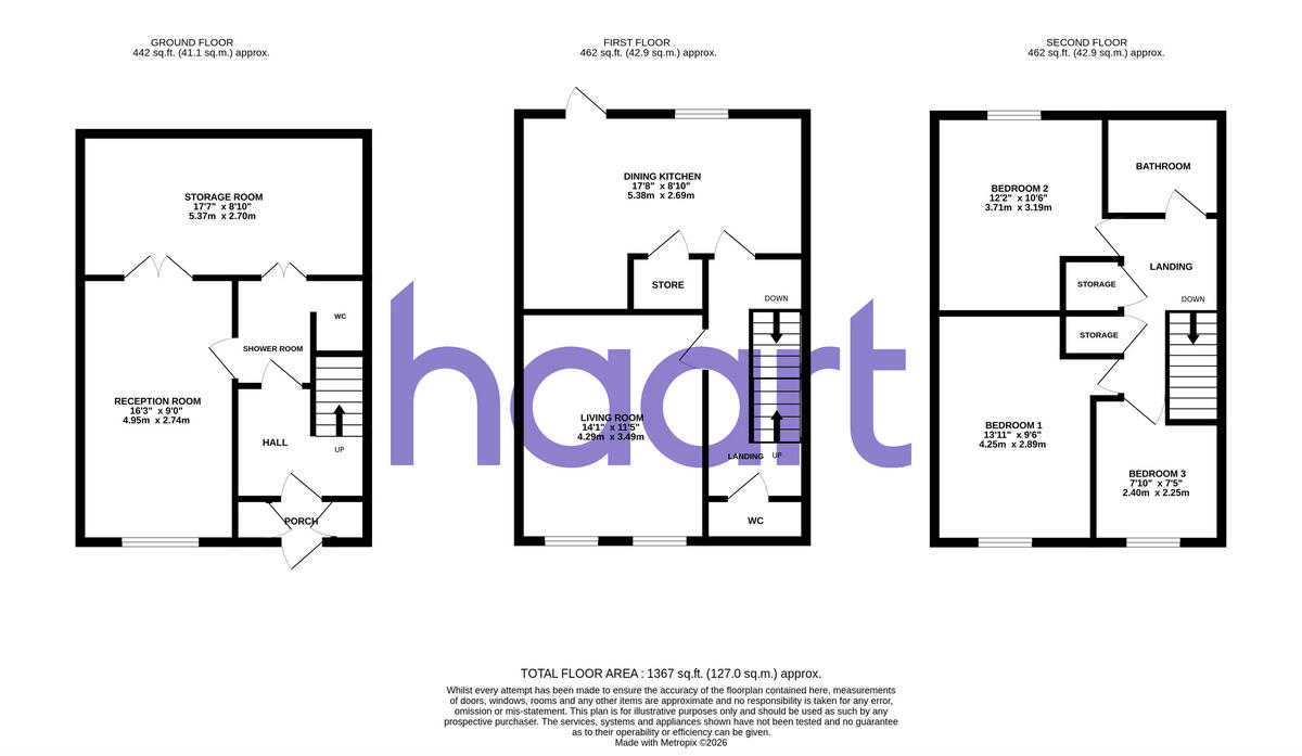 Rothesay Croft, Bartley Green floorplan