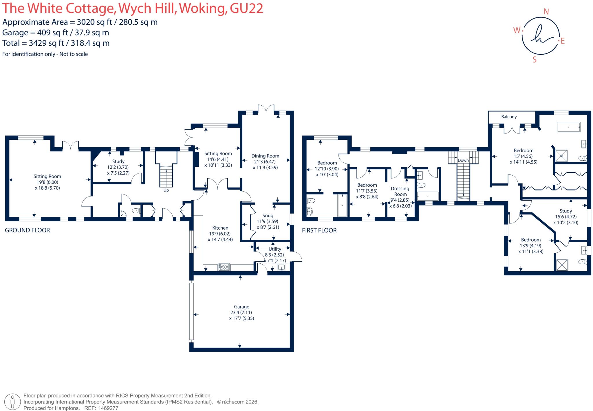 Wych Hill Woking GU22 floorplan