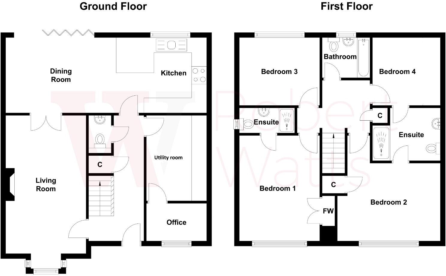 Milman Walk, Apperley Bridge, Bradford, BD10 floorplan