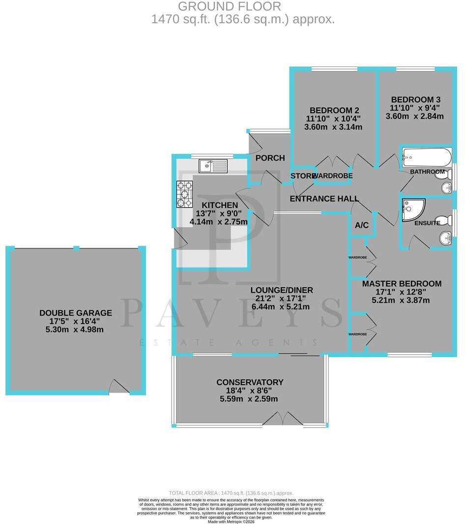 Mandeville Way, Kirby Cross, Frinton-On-Sea floorplan