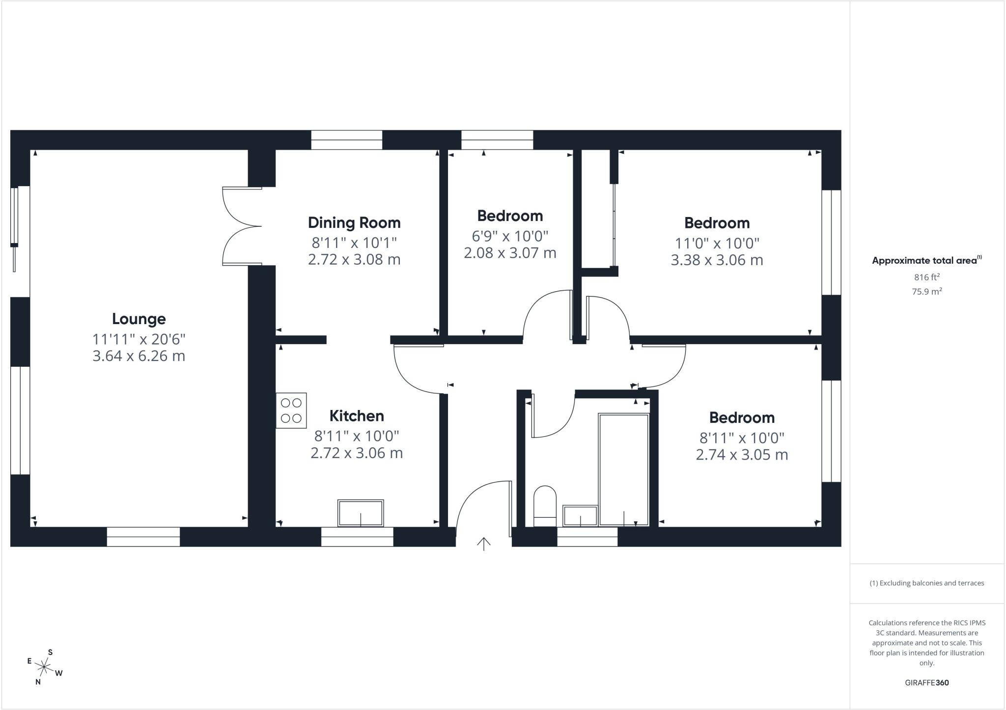 23, Stroud Park Avenue, Christchurch, Dorset, BH23 floorplan