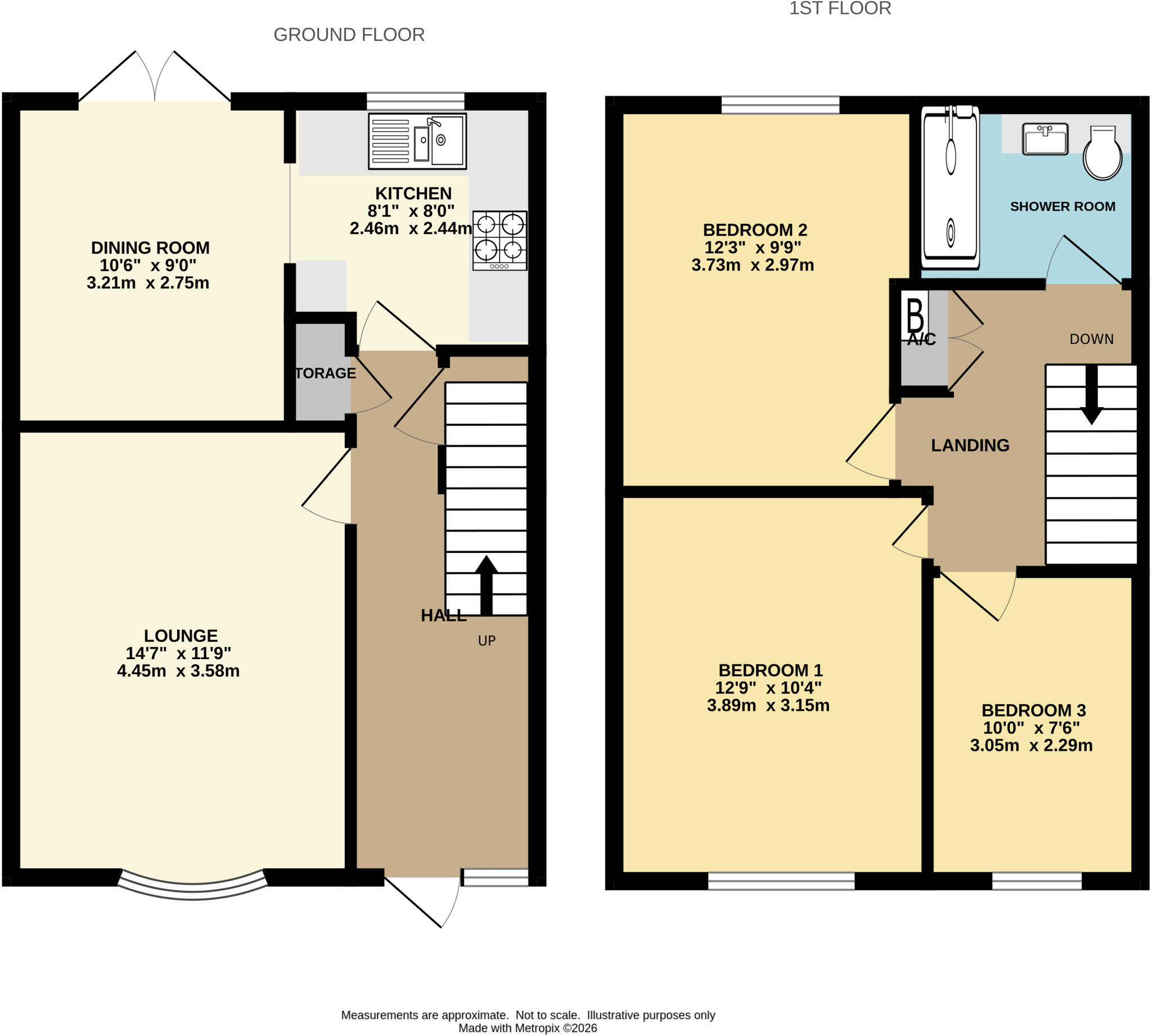  2 Fountains Close, Whitby, North Yorkshire YO21 1JS floorplan