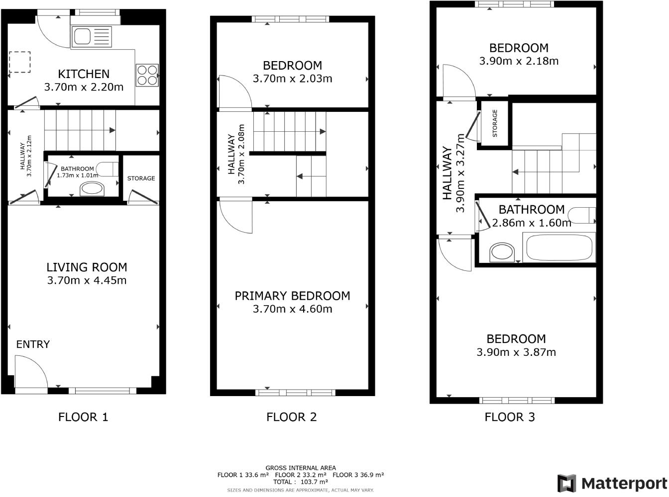 5 Clinton Court, Nottingham, NG1 4DS floorplan