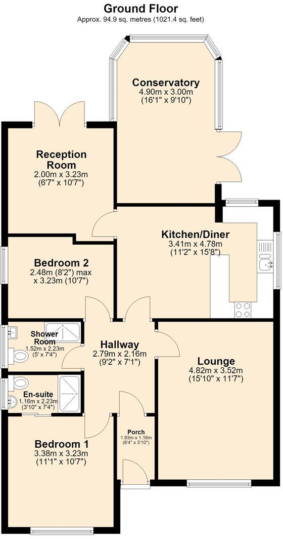 Woodland Drive, Poulton-Le-Fylde floorplan