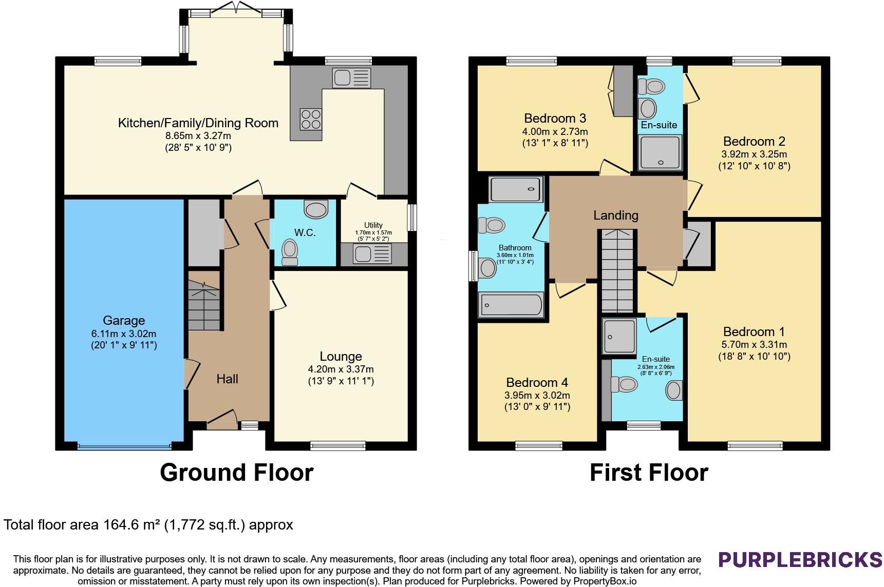 Chestnut Crescent, Kendal, LA9 floorplan