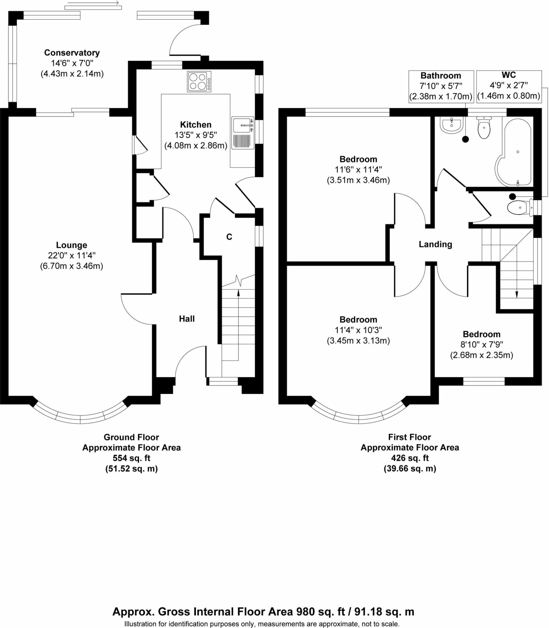 Kingsbury Drive, Nottingham, NG8 floorplan