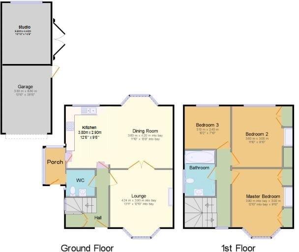 Redhills, Budleigh Salterton, EX9 floorplan