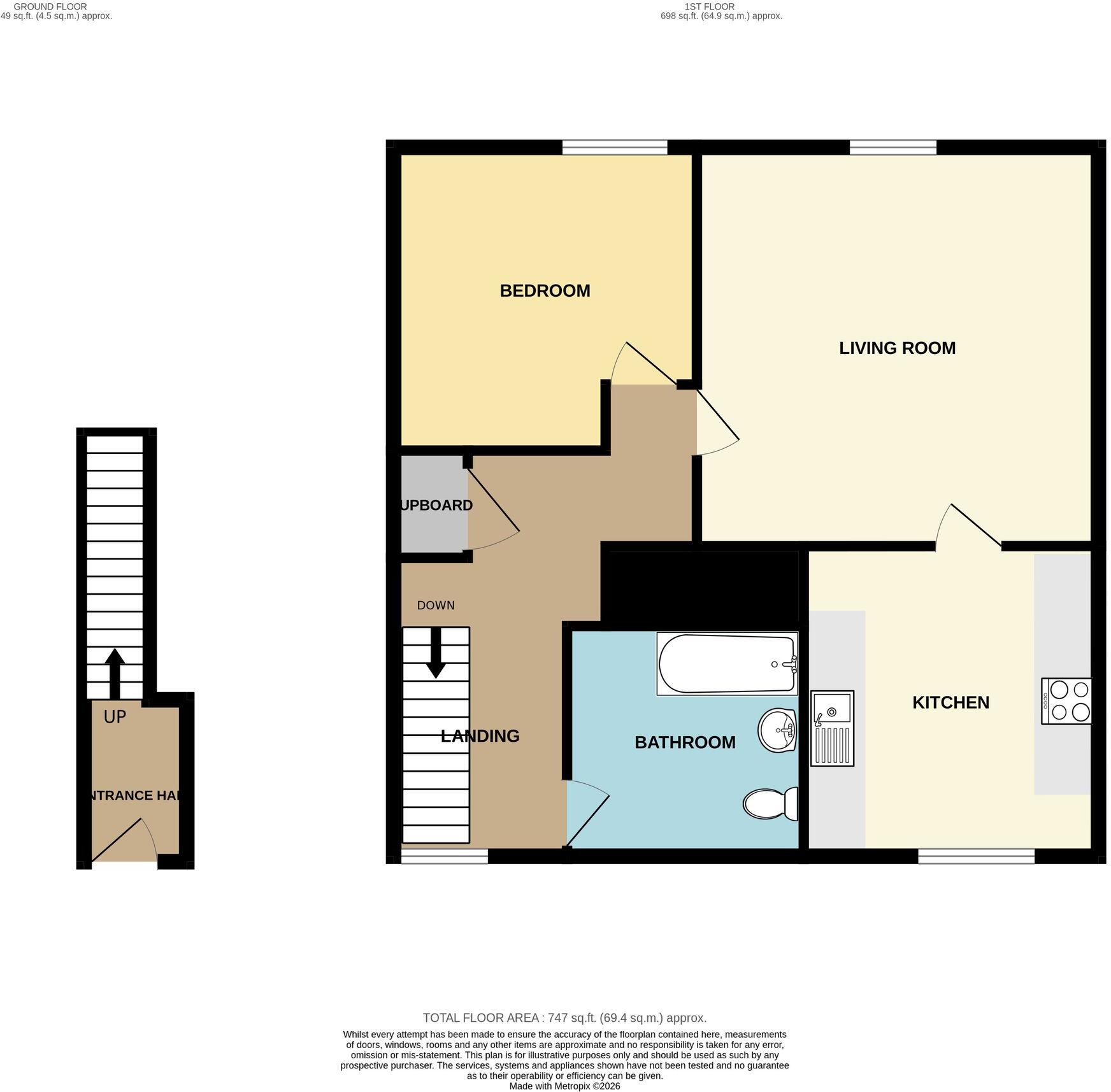 Fore Street, Wellington, TA21 floorplan