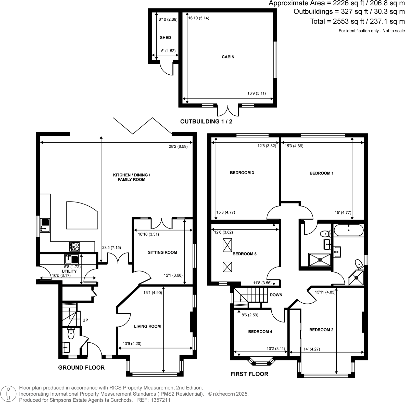 Garrick Close, Walton-on-Thames, KT12 floorplan