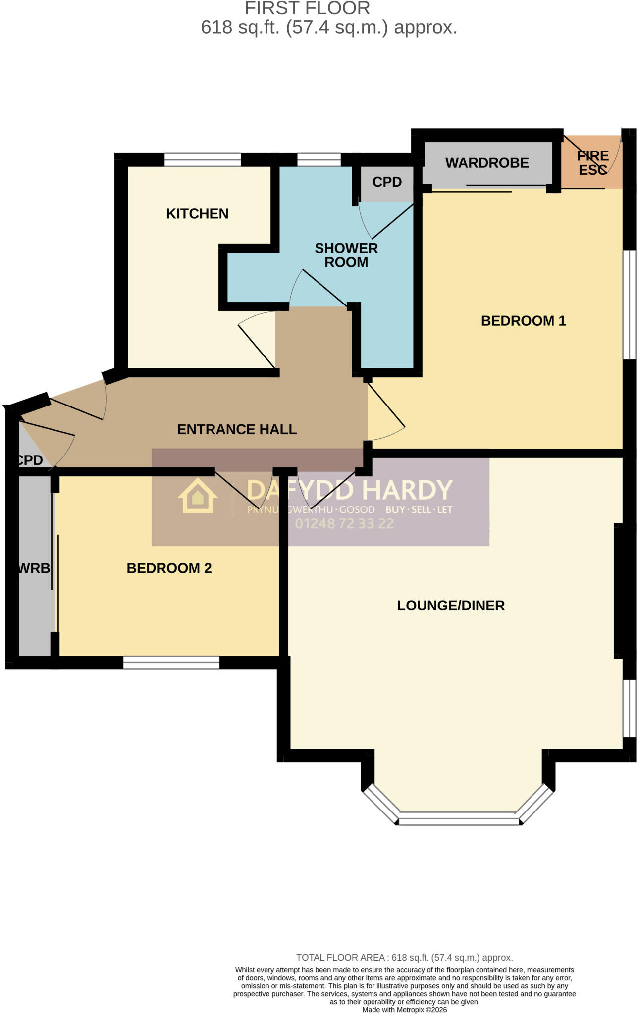 Paradise Road, Penmaenmawr, Conwy, LL34 floorplan