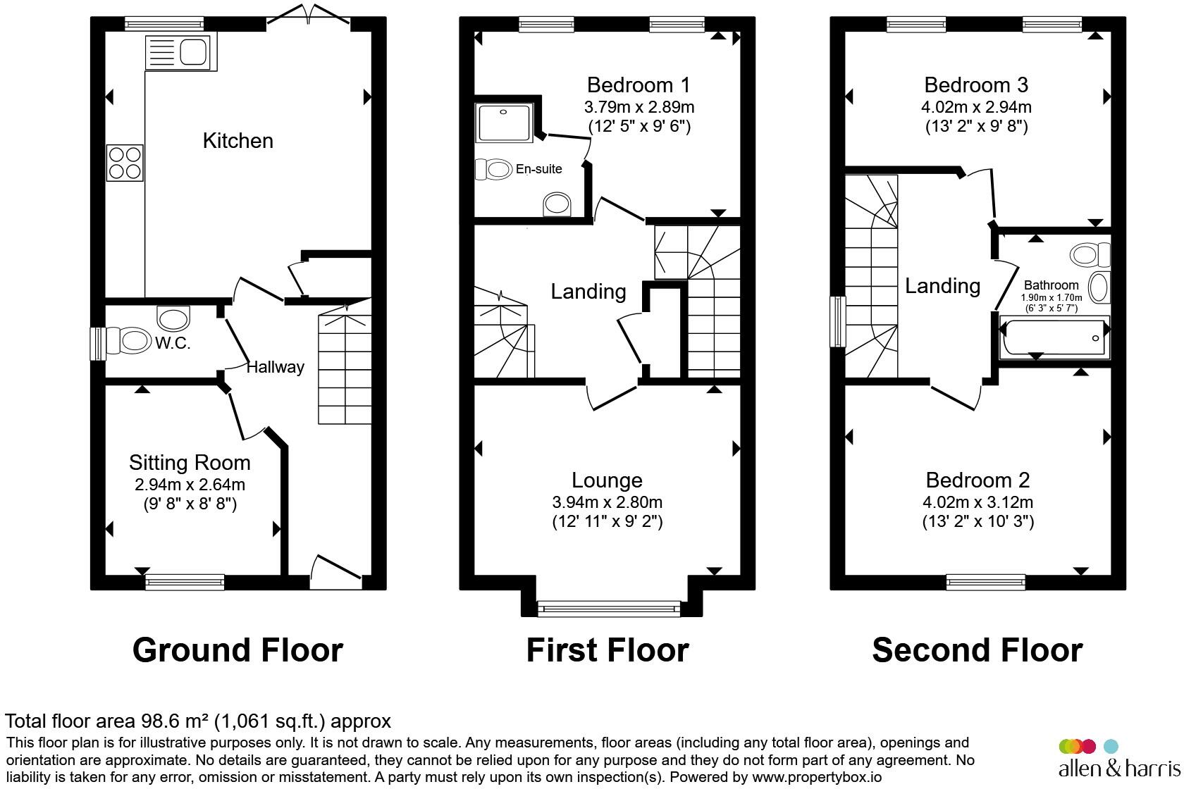 Rhodfa Ieuan, Capel Llanilltern, Cardiff floorplan