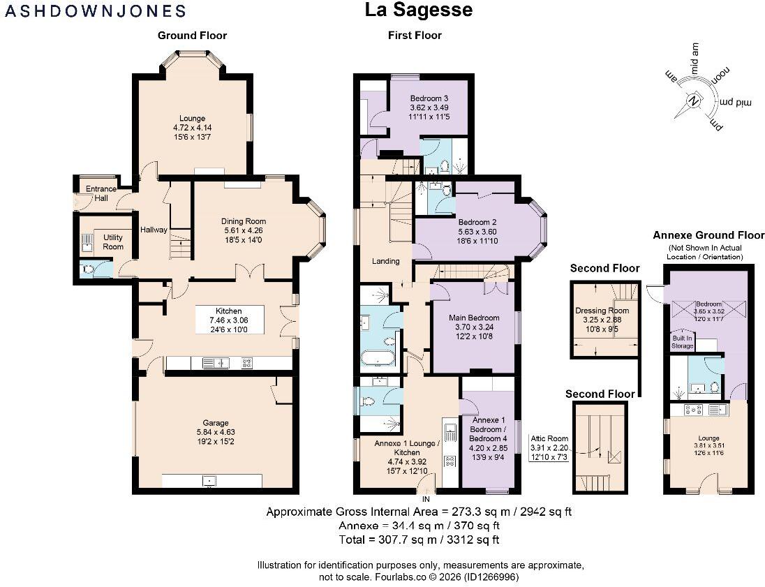 La Sagesse, Queens Drive, Windermere, LA23 2DE floorplan
