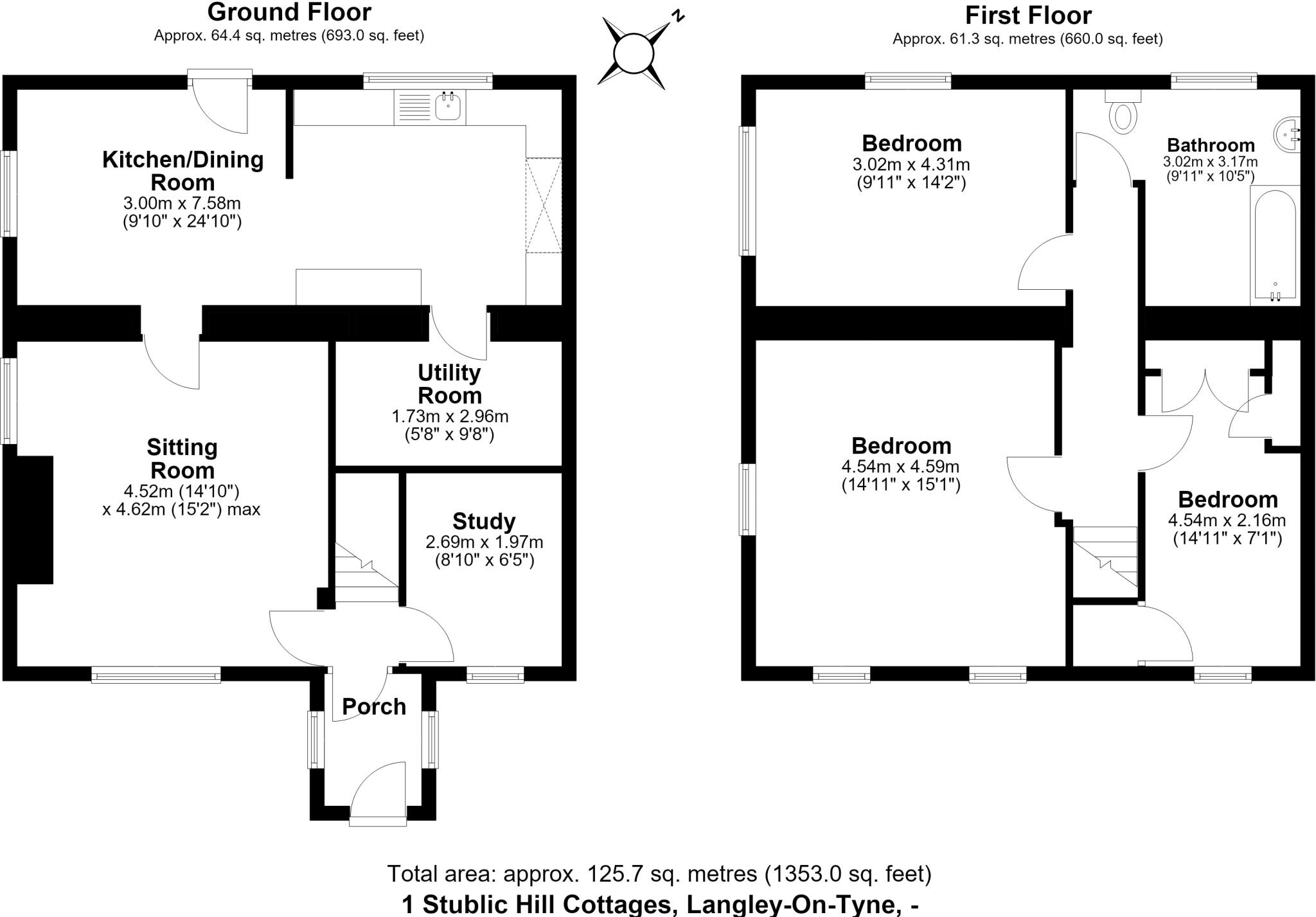 Langley-on-Tyne, Hexham, Northumberland, NE47 floorplan
