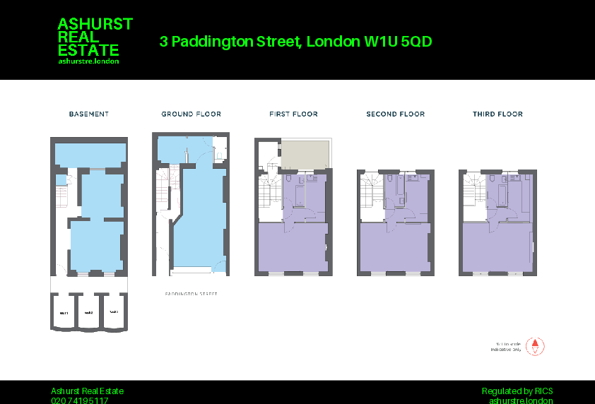 Floor plans - 3 Paddington Street, London W1U 5QD.pdf