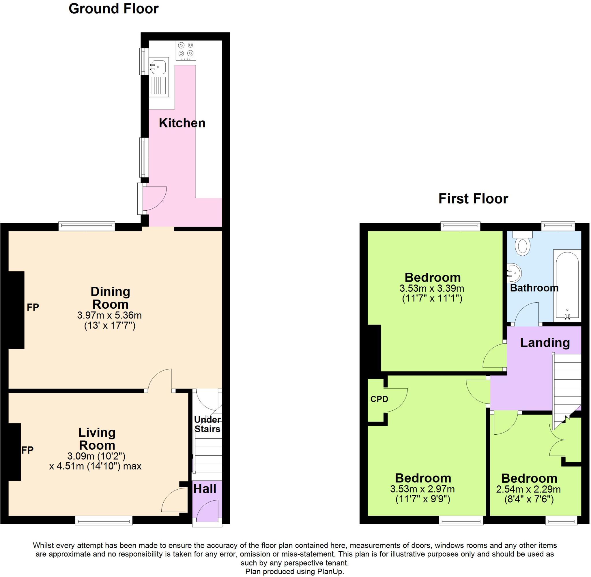 Rowland Street, Skipton, BD23 floorplan