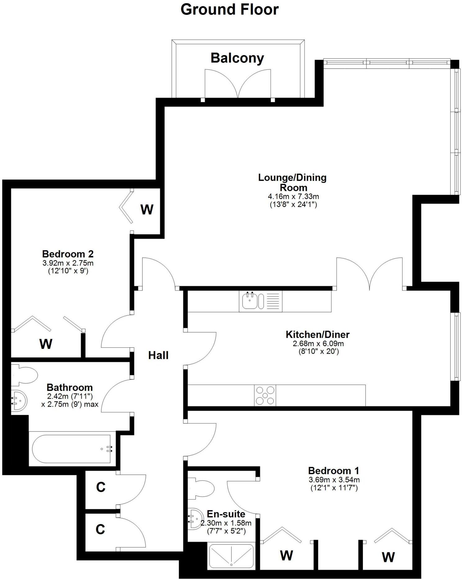 Cedarwood Gardens, Bishopton floorplan